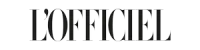 The logo of L'Officiel magazine in black letters with a small star above the letter 'O' in 'L'.